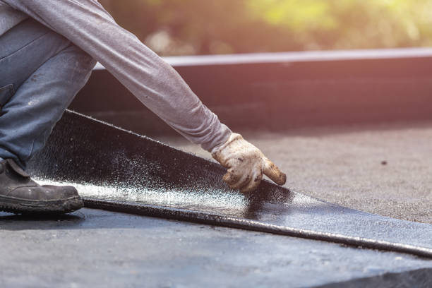 Professional Basement Waterproofing technician working in Knoxville, MD